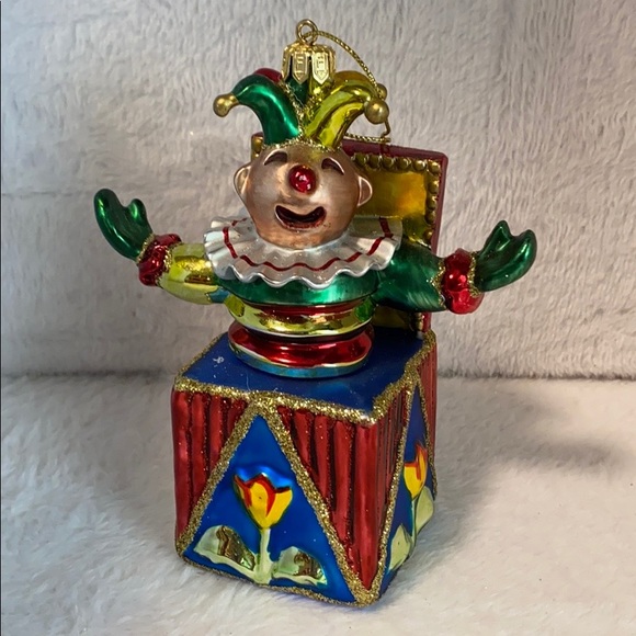 Fitz and Floyd Vintage Jack in the Box Ornament